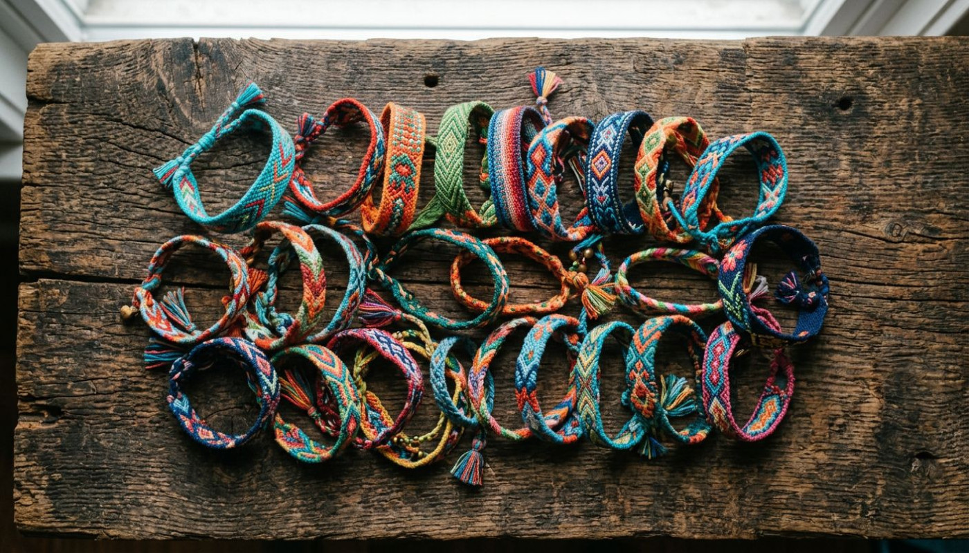 La signification des différents motifs dans les bracelets en tissu